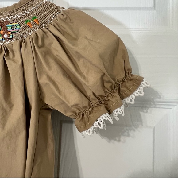 Marie Nicole Clothing Toddler Girl’s Smocked Easter Dress Size M (3Years) - Picture 3 of 6